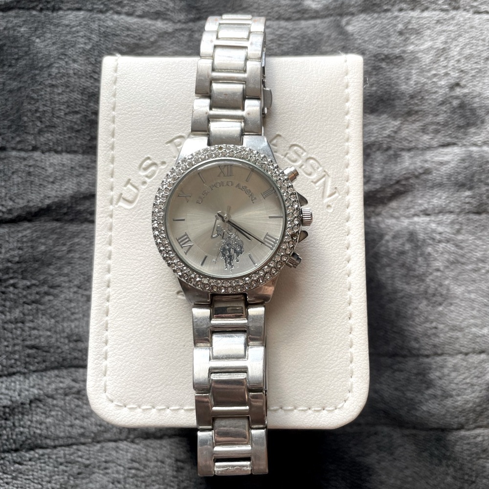 Silver Polo Watch